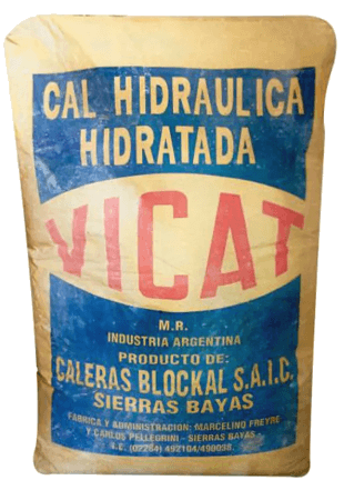 Bolsa de cal hidráulica Vicat